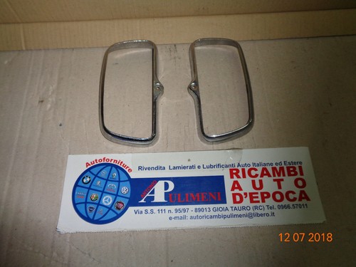 Coppia cornici cromate - coppia,